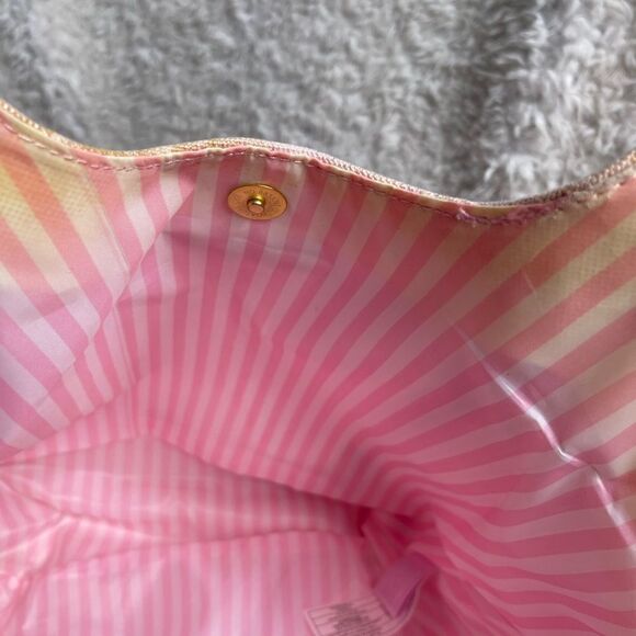 Juicy Couture Canvas metallic pink and white large tote bag. - Picture 13 of 14